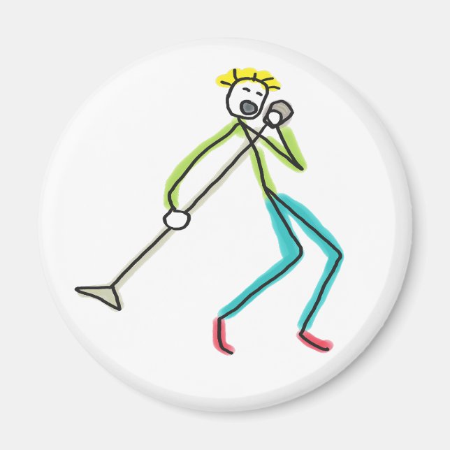 Singing Stickman Magnet (Framsidan)