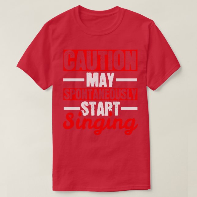 Singing T Shirt (Design framsida)
