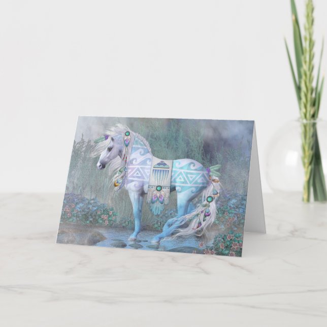 Singing Vatten Notecard Kort (Framsida)