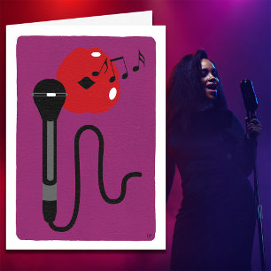 Singing Voice Grattis på födelsedagen Kort
