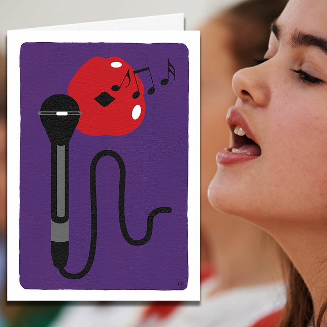 Singing Voice Tack Teacher Kort (Skapare uppladdad)