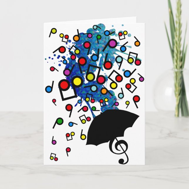 Singin's in Rain Kort (Framsida)