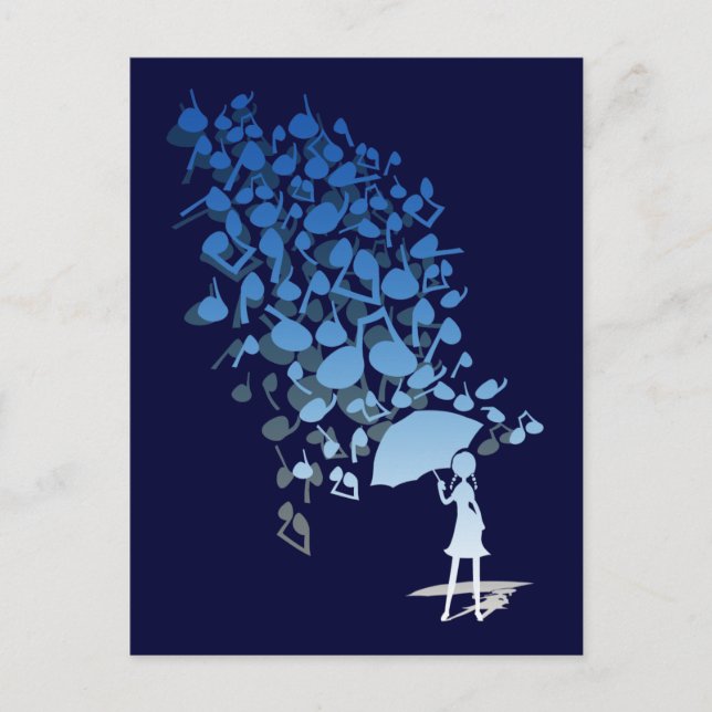 Singin's in Rain Vykort (Framsida)