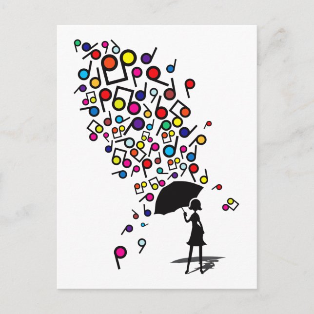 Singin's in Rain Vykort (Framsida)