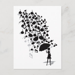 Singin's in Rain Vykort