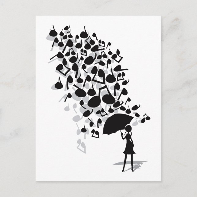 Singin's in Rain Vykort (Framsida)