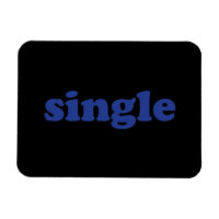 "single" blue brev black