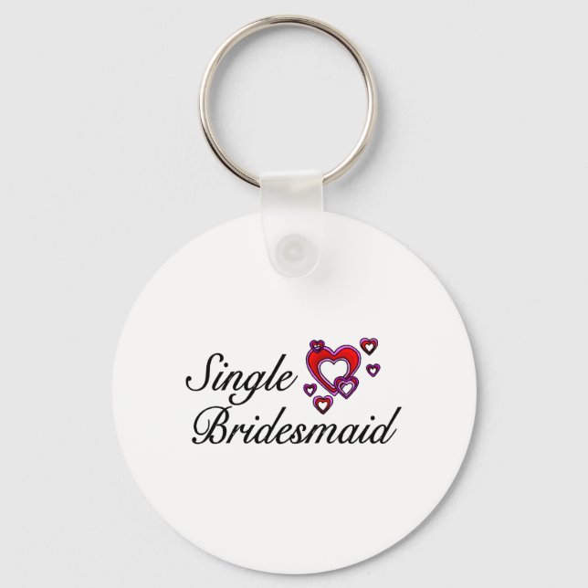 Single Bridesmaid Nyckelring (Framsida)