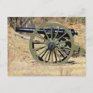 Single Civil Krig Cannon Vykort