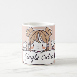 Single Cutie Anime Kawaii Kaffemugg