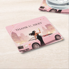 Single Era Party Coaster| Thank U, Next Coaster Underlägg Papper Kvadrat