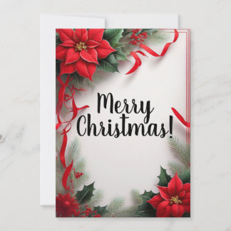 Single Image Christmas Card Julkort