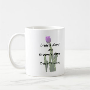 Single Lila Tulip Kaffemugg