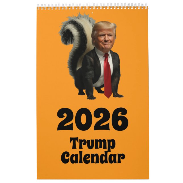 Single Page Trump Calendar Kalender (Omslag)