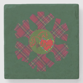 Single Plaid Snowflake  Stenunderlägg