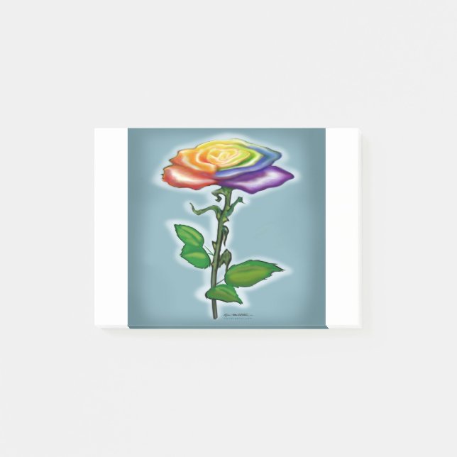 Single Rainbow Ro Post-it Block (Framsida)