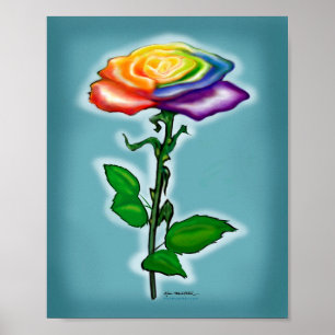 Single Rainbow Ro Poster