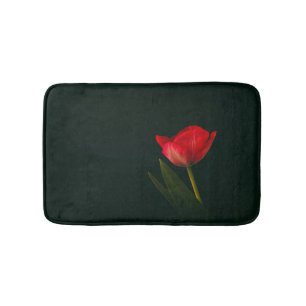 Single Red Tulip Badrumsmatta