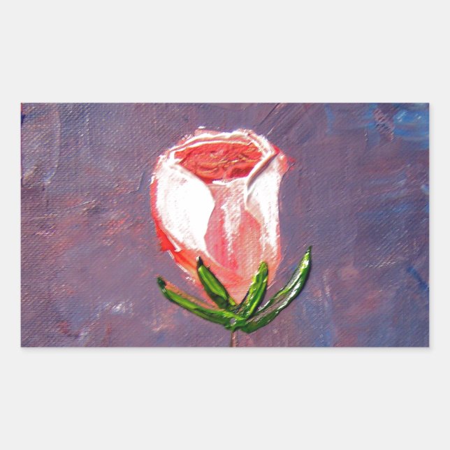 Single Ro Rektangulärt Klistermärke (Framsida)