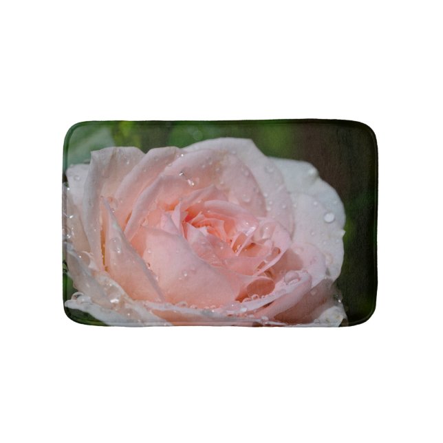 Single rosa ros badrumsmatta (Framsidan)