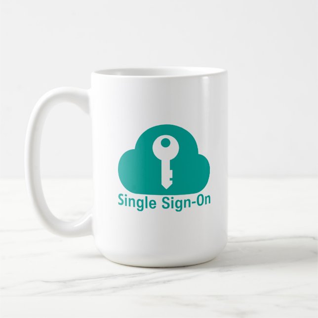 Single Sign-On Cloud Key Security Kaffemugg (Vänster)