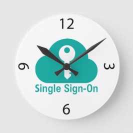 Single Sign-On Cloud Key Security Rund Klocka