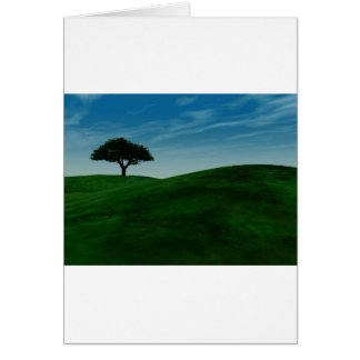 Single Träd Hälsningskort
