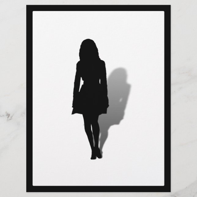 Single Woman Silhouette (Framsida)