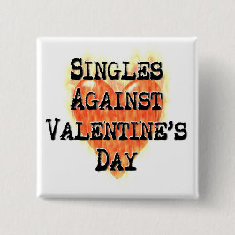 Singles mot Valentindagen Knapp