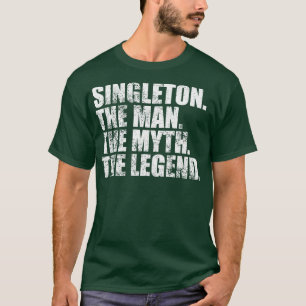 Singleton Singleton Family namn Singleton efternam T Shirt