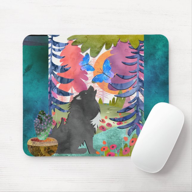 SINGNING MED ÄNGLAR Lapphund - Mousepad Musmatta (Med mus)