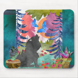 SINGNING MED ÄNGLAR Lapphund - Mousepad Musmatta