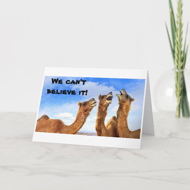 SINGS CAMELS SJUNGA BLUES-GET WELL KORT (Framsida)