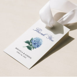 SINI Blue Hydrangea Gift Märkre Presentetikett