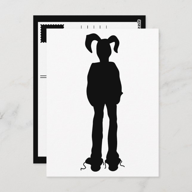 sini bunny påsk vykort (Fram/baksida)