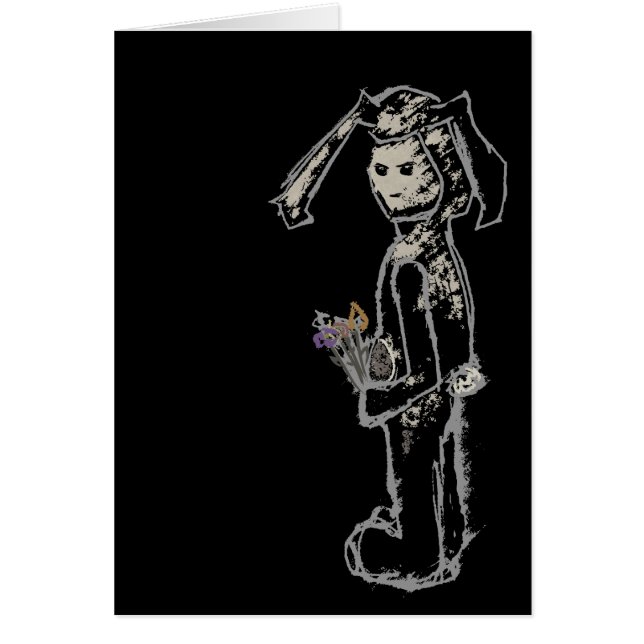sinibunny hälsningskort (Framsidan)