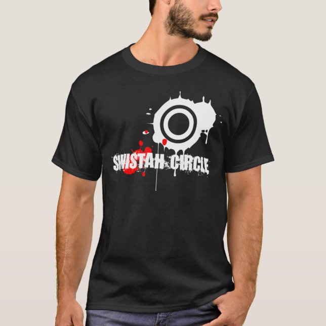 Sinistah cirklar hip hop tee shirt (Framsida)