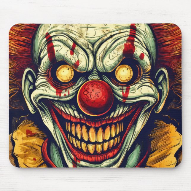 Sinister Carnival Clown Illustration Art Musmatta (Framsidan)