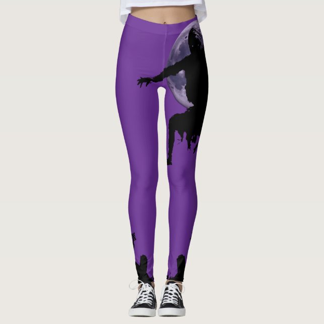 "Sinister Cemetery" Leggings (Framsida)