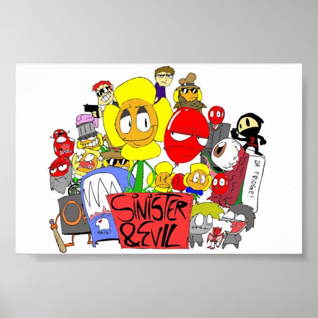 Sinister & Evil Group Poster (Framsidan)