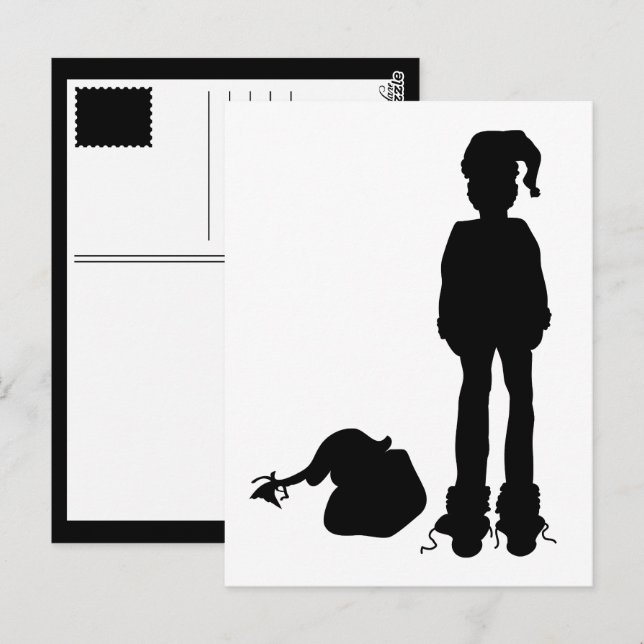 sinister Santa Vykort (Fram/baksida)