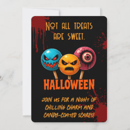 Sinister Sweets Halloween Inbjudningar