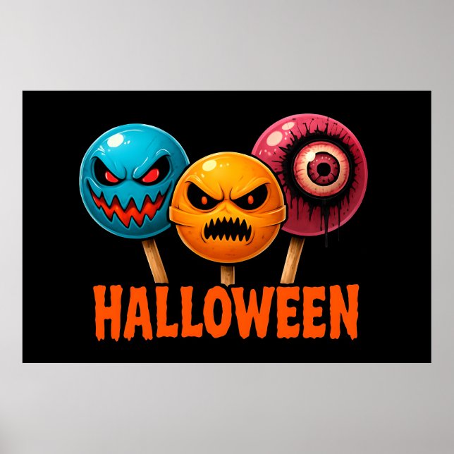Sinister Sweets Halloween Poster (Framsidan)