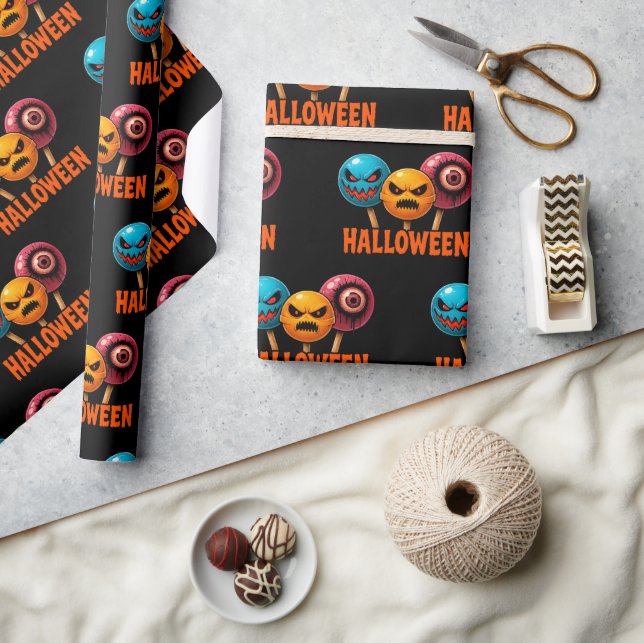 Sinister Sweets Halloween Presentpapper (Hantverk)