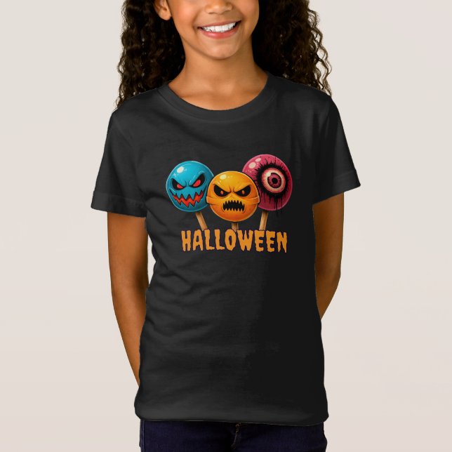 Sinister Sweets Halloween T Shirt (Framsida)