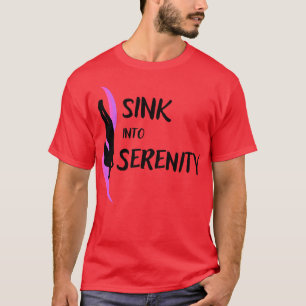 Sink in i Serenity Freediving Freediver Ocean kärl T Shirt