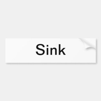 Sink Sign/ Bildekal