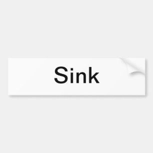 Sink-tecken/ Bildekal