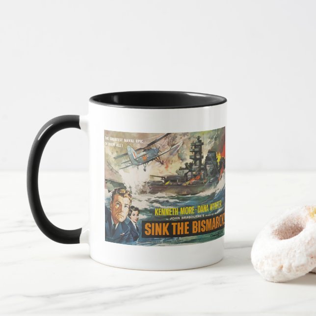 Sink the Bismarck Mug Mugg (Med munk)