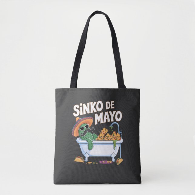 Sinko de Mayo Cinco De Mayo Cactus Funny Tygkasse (Framsida)